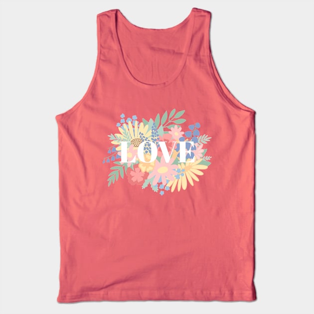 Love Flowers Tank Top by Abbilaura